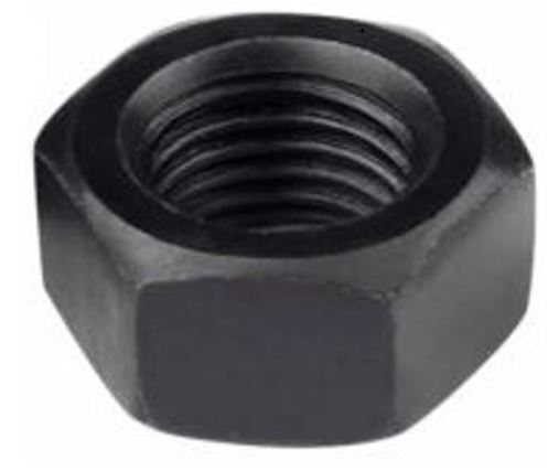 3/8-16 FIN HEX NUT BL OX &amp;WAX