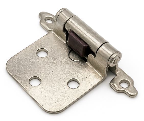 HINGE FACE MOUNT SELF CLOSING ABS SATEEN NICKEL