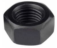 3/8-16 FIN HEX NUT BL OX &WAX