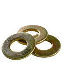 1/4 SAE FLAT WASHER GR8 ZN-YELLOW